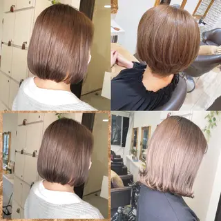 ショート カラー ヘアアレンジ 平原 ミレイのヘアスタイル