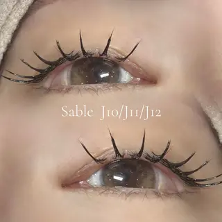 マツエク・マツパ 瀬名波 舞桜のマツエク・マツパデザイン