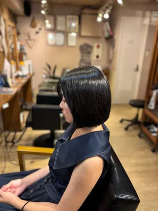 角田リサ /代々木上原のヘアスタイル