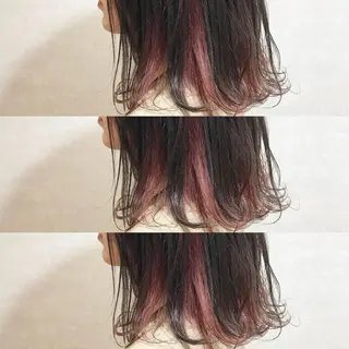 ミディアム カラー 🧡色落ちまで2度綺 麗なカラー🧡ヨシキのヘアスタイル