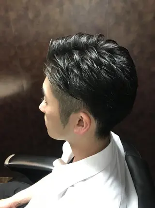 ショート メンズ プレミアムバーバー表参道所属・プレミアムバーバー 表参道のヘアスタイル