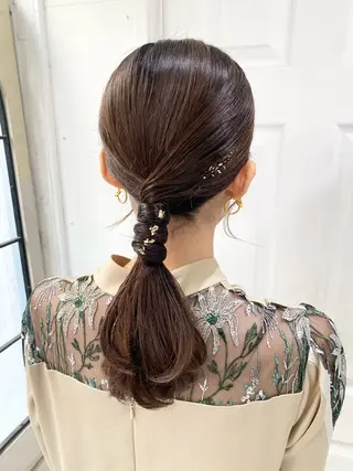 ヘアアレンジ uros.所属・uros.中目黒 moekaのヘアスタイル