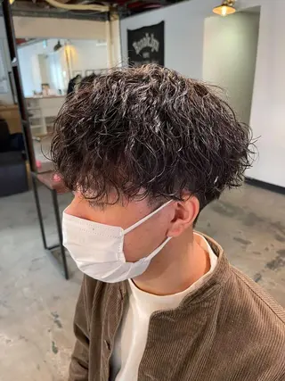 ショート パーマ メンズ Go today  シェアサロン札幌nix店所属・海外スタイル✂︎ ✂︎sunのヘアスタイル