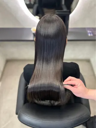 ロング 新宿/韓国風レイヤー 髪質改善/ジャッキーのヘアスタイル