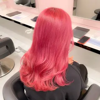 ロング カラー エフェクトブリーチ／ レイヤーカット／翔のヘアスタイル