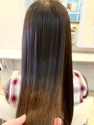 ロング ヘアーカスタム福原 縮毛矯正/髪質改善のヘアスタイル