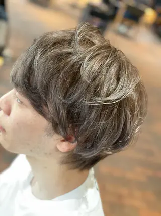 ショート カラー メンズ トヤマ セシルヘアー神戸元町のヘアスタイル