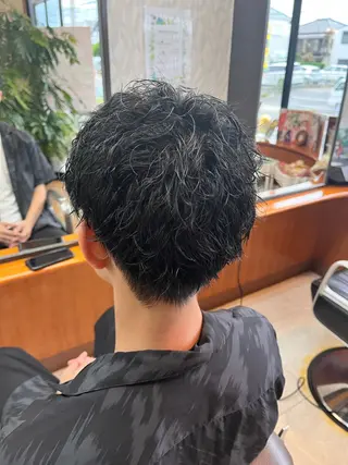 パーマ メンズ 熊谷 はつなのヘアスタイル