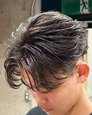 ミディアム メンズ era本店所属・笹尾 陸/era本店 メンズ美容師のヘアスタイル