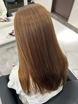 セミロング hair salon A 【エース】所属・🫧高鹿汰一髪質改善 /白髪ぼかし🫧のヘアスタイル