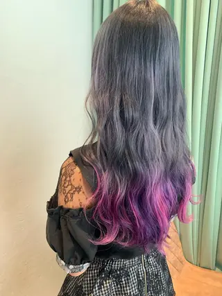 ロング カラー 立川/シールエクステ /みづきのヘアスタイル