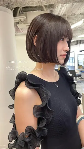 ショート カラー Hana ♡ marshu梅田のヘアスタイル