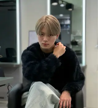 カラー メンズ 韓国メンズヘア☆ 韓国ボブYUTOのヘアスタイル