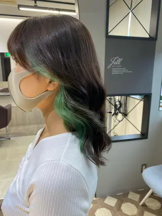 ミディアム カラー jill by gisel＿奥家のヘアスタイル