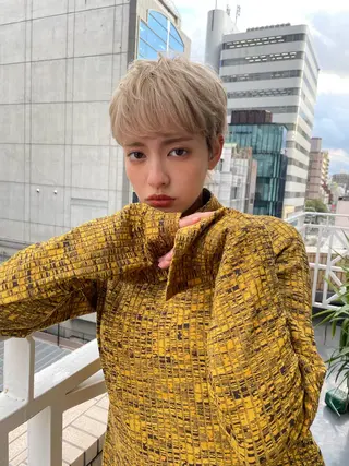 ショート カラー ショート/ボブ/ 心斎橋/宮脇美奈のヘアスタイル