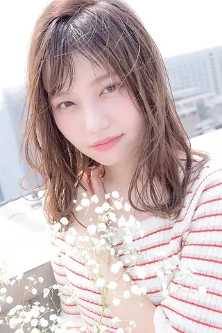 ミディアム カラー beauty beast前田店のヘアスタイル