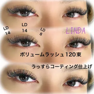 マツエク・マツパ linda lashesのマツエク・マツパデザイン