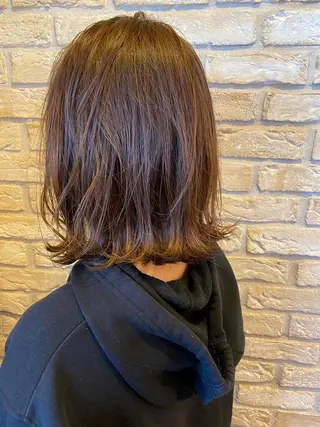 ミディアム カラー lar 立川南口所属・レイヤーボブ/ボブ 仲川和人のヘアスタイル