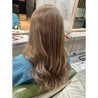 ロング カラー 鎌ヶ谷大仏フレスコ ✂︎　NATSUMIのヘアスタイル