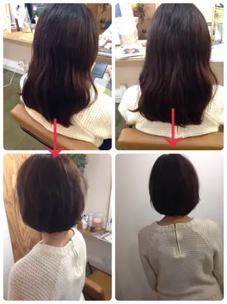 ミディアム カラー 💎髪質改善💎 デザイナーshinのヘアスタイル