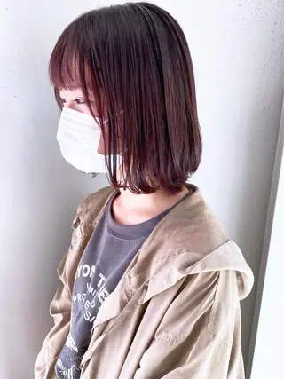 ショート カラー 髪質改善/艶髪 やまなかのヘアスタイル