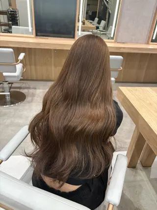 ロング 美髪縮毛矯正/ ケアカラー🍓KAEのヘアスタイル