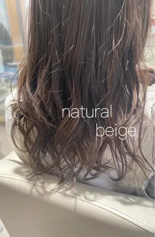 ロング カラー 安永 涼のヘアスタイル