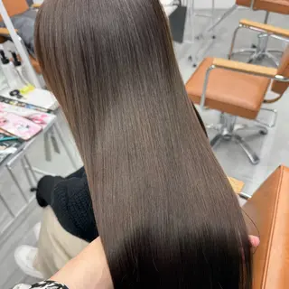 ロング カラー ヘアアレンジ ブリーチなしカラー /ベージュ/安形翔のヘアスタイル