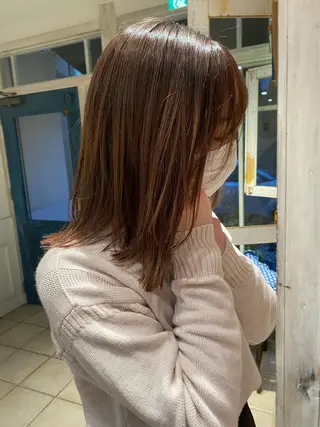 ミディアム saya/似合わせ /透明感カラーのヘアスタイル