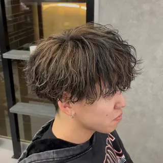 ショート カラー ヘアアレンジ メンズ 【札幌メンズ特化】 🔥RIKU🔥のヘアスタイル