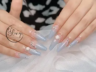 ロング Bling Salonのネイルデザイン