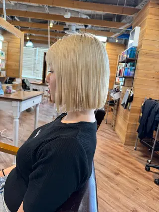 ショート little×PORTO 元町店所属・藤本 あさひのヘアスタイル