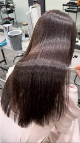 ロング 韓国ヘア/髪質改善/ レイヤー/あおし🐼のヘアスタイル