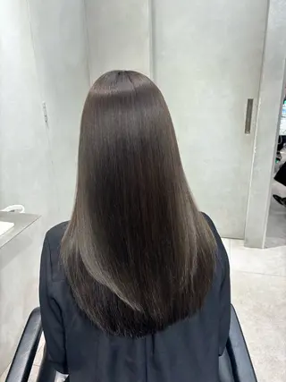 セミロング emi 韓国ワンホンヘアのヘアスタイル
