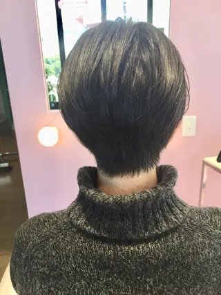 ショート 所渉/韓国レイヤー /ウルフカットのヘアスタイル