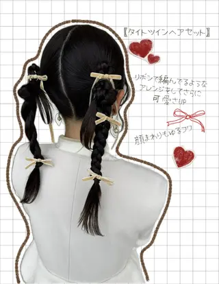 セミロング カラー ヘアアレンジ ヘアーメイWiLL 野田阪神店所属・中野 花菜のヘアスタイル