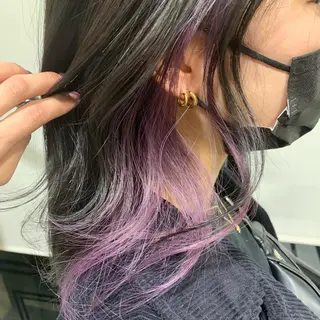 ミディアム 韓国ハイトーン🦋 hikariのヘアスタイル