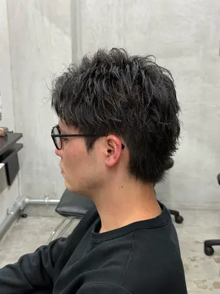 ショート メンズ masahi🐈‍⬛ パーマモデル様募集中のヘアスタイル