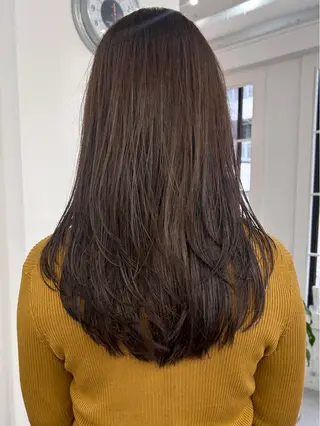 ロング カラー レイヤーボブ/ 艶カラー/サナ🌼のヘアスタイル
