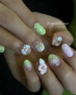 ネイル ⟡.*222⋰˚☆ MöEのネイルデザイン