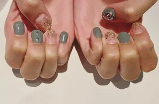 ネイル Nail Salon Coffret西中島店所属・coffret　酒井 萌のネイルデザイン