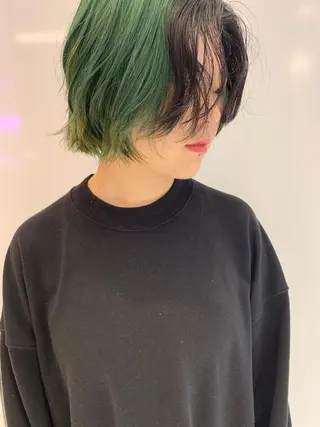 ミディアム カラー share salon JAM 吉祥寺所属・レイヤー/ブリーチ HIKARU ♡のヘアスタイル