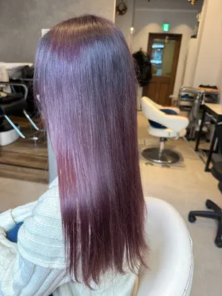 ロング カラー 高石 乃愛のヘアスタイル