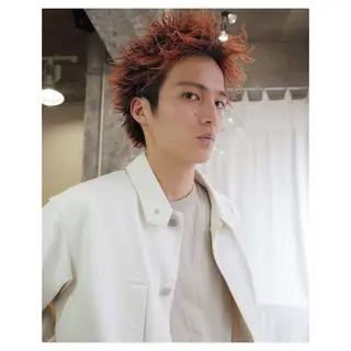 カラー メンズ キタダ ヒロキのヘアスタイル