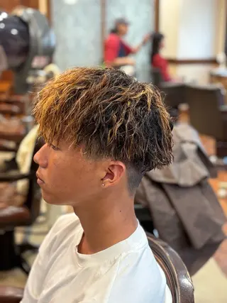 ショート パーマ メンズ おしゃれ泥棒 石原メンズ特化美容師のヘアスタイル