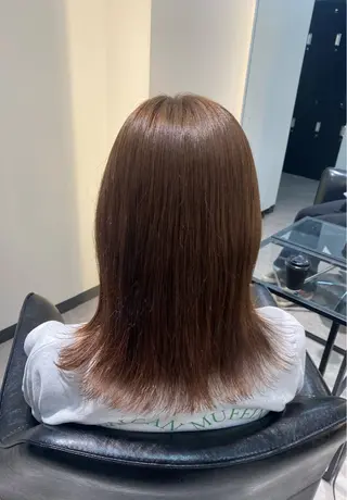 ミディアム 橋本 彩のヘアスタイル