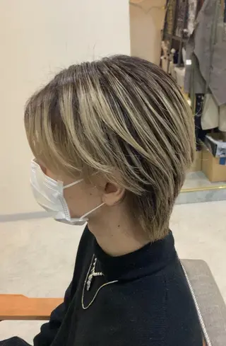 ショート カラー メンズ クセを最大限に活かす メンズパーマ奈良大祐のヘアスタイル