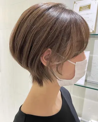 ショート カラー 河合秀明/ショート /ボブ/レイヤーのヘアスタイル