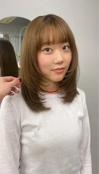 ミディアム koe'（コエ）所属・【koé/コエ】 めめのヘアスタイル