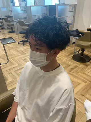 メンズ 深井 さやのヘアスタイル